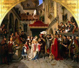 Le mariage de Kaethchen von Heilbronn avec le comte Wetter