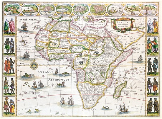 Africa Nova, c.1617 à Willem Blaeu