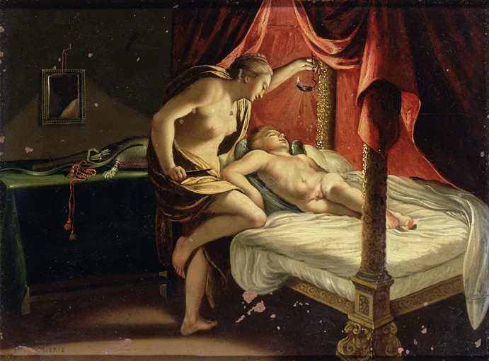 Cupid and Psyche à Willem van Mieris