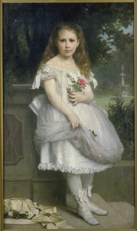 Anna Mounteney Jephson en costume de ball à William Adolphe Bouguereau