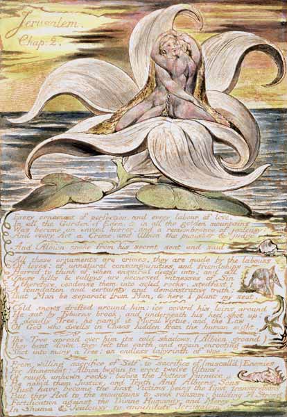 Illustration for Jerusalem à William Blake