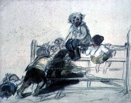 Sketch for 'Happy as a King' à William Collins