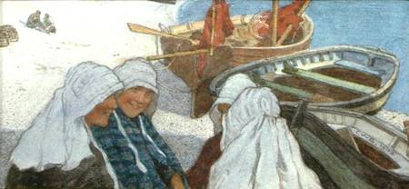 Breton Fishergirls à William Henry Bartlett