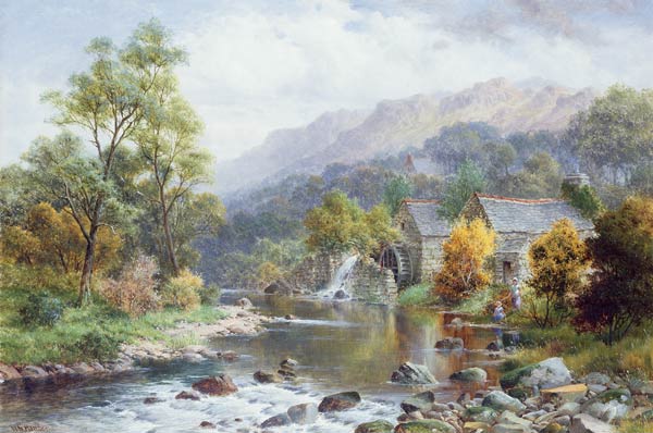 Approaching Autumn on the Arran, Dolgelly à William Henry Mander