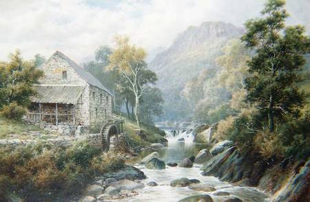 Old Disused Mill, Dolgelly à William Henry Mander