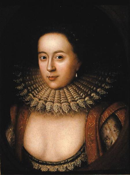 Portrait of Frances Howard (1590-1632) Countess of Somerset à William Larkin