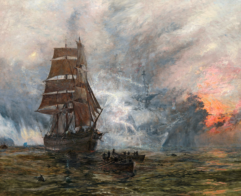 The Phantom Ship à William Lionel Wyllie