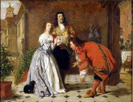 Scene from Moliere's 'The Would-be Gentleman' à William Powel Frith