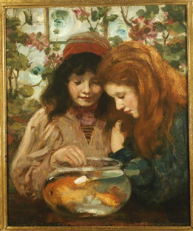 Das Goldfischglas. à William Stewart MacGeorge