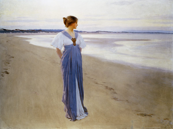 The Seashore, 1900 (oil on canvas)  à William Henry Margetson