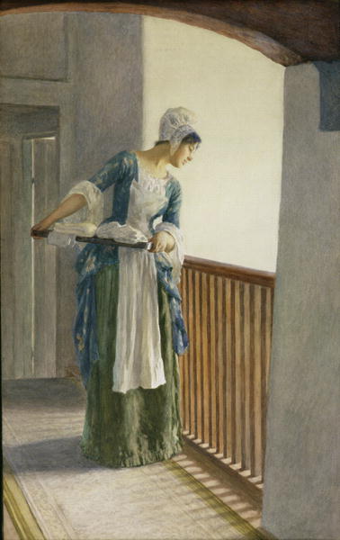 The Laundry Maid, c.1920 (w/c on paper)  à William Henry Margetson