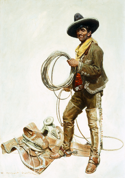 Mexikanischer Cowboy. à William Herbert Dunton