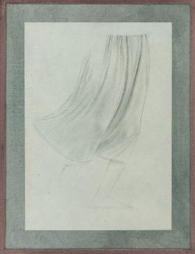 Martin altarpiece, drapery study