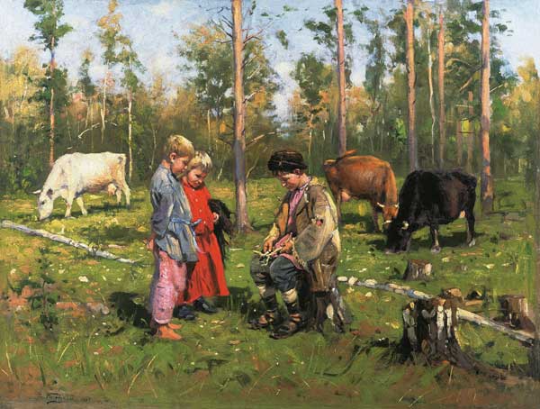 Shepherd Boys à Wladimir Jegorowitsch Makowski