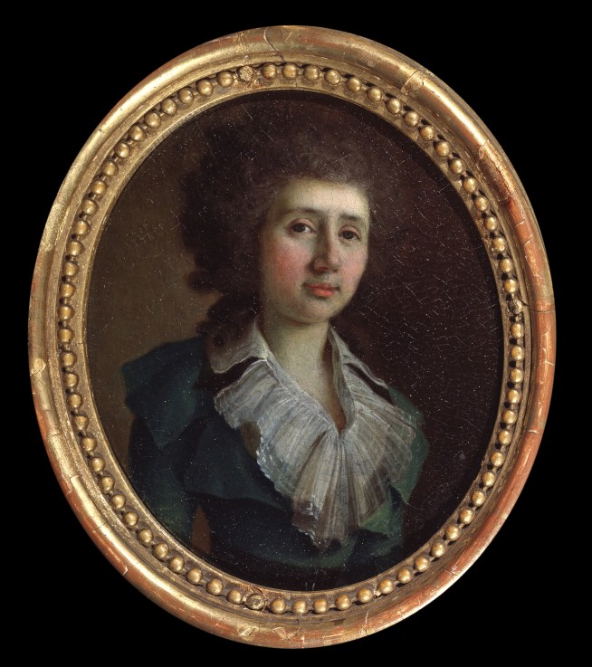 Portrait of the author Vasily V. Kapnist (1757/8-1823) à Wladimir Lukitsch Borowikowski