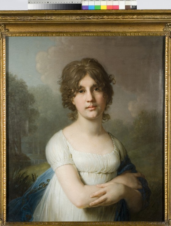 Portrait of Countess Yekaterina Gavriilovna Gagarina (1783-1861) à Wladimir Lukitsch Borowikowski