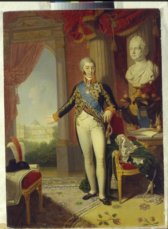 Portrait of Count Nikolai Petrovich Sheremetev (1751-1809) à Wladimir Lukitsch Borowikowski