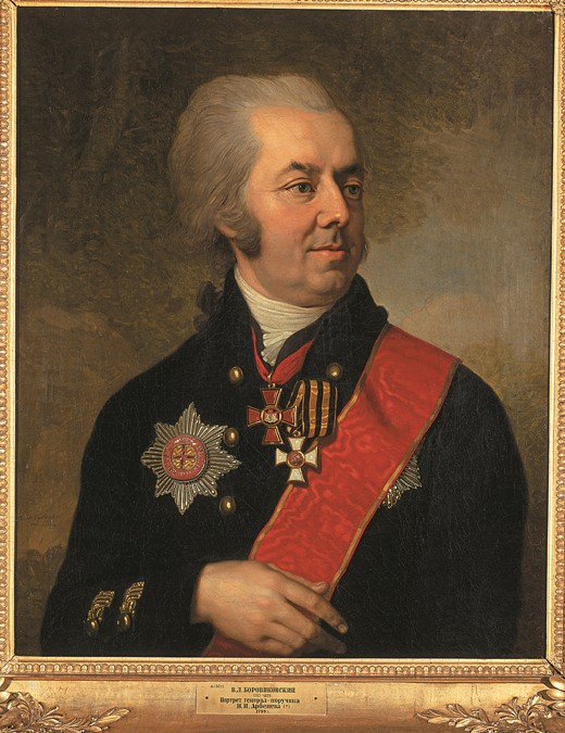 Portrait of Ioasaph Arbenev à Wladimir Lukitsch Borowikowski