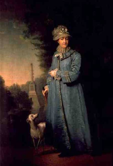 Portrait of Catherine II à Wladimir Lukitsch Borowikowski