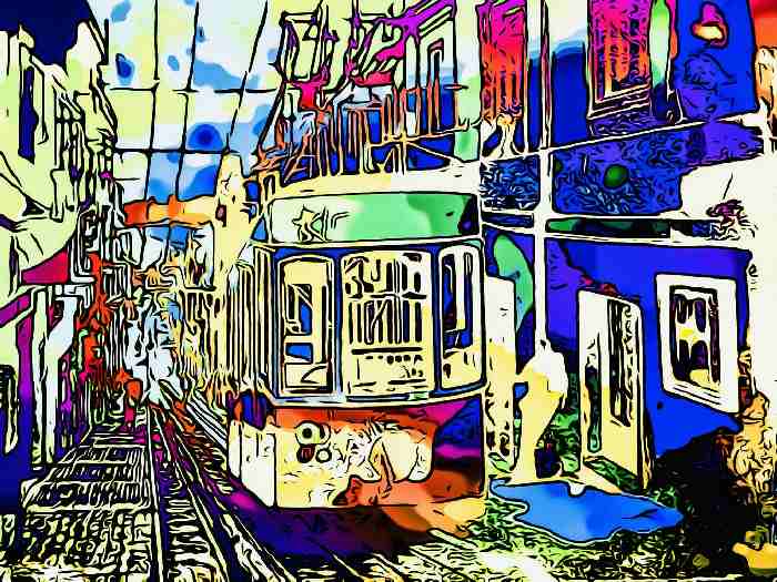 Strassenbahn in Lissabon à zamart